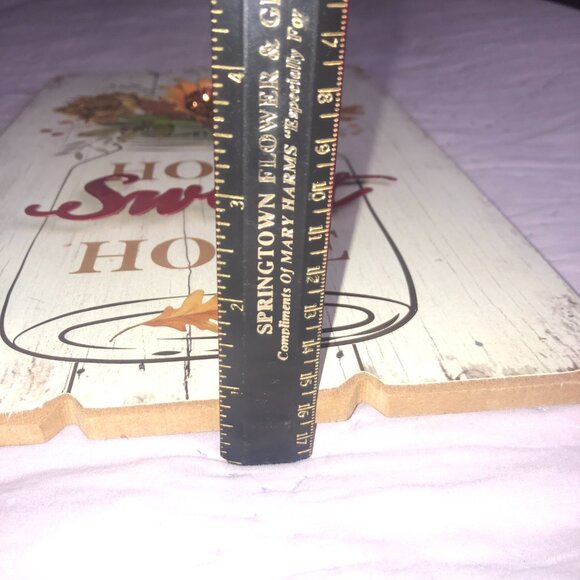 "Home Sweet Home" Wall Hanging Sign with metal accents - Picture 4 of 10